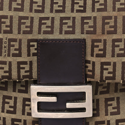 Fendi Zucchino Mama Baguette Dark Brown 7 of 17