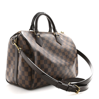 Louis Vuitton Damier Ebene Speedy Bandouliere 30 3 of 14