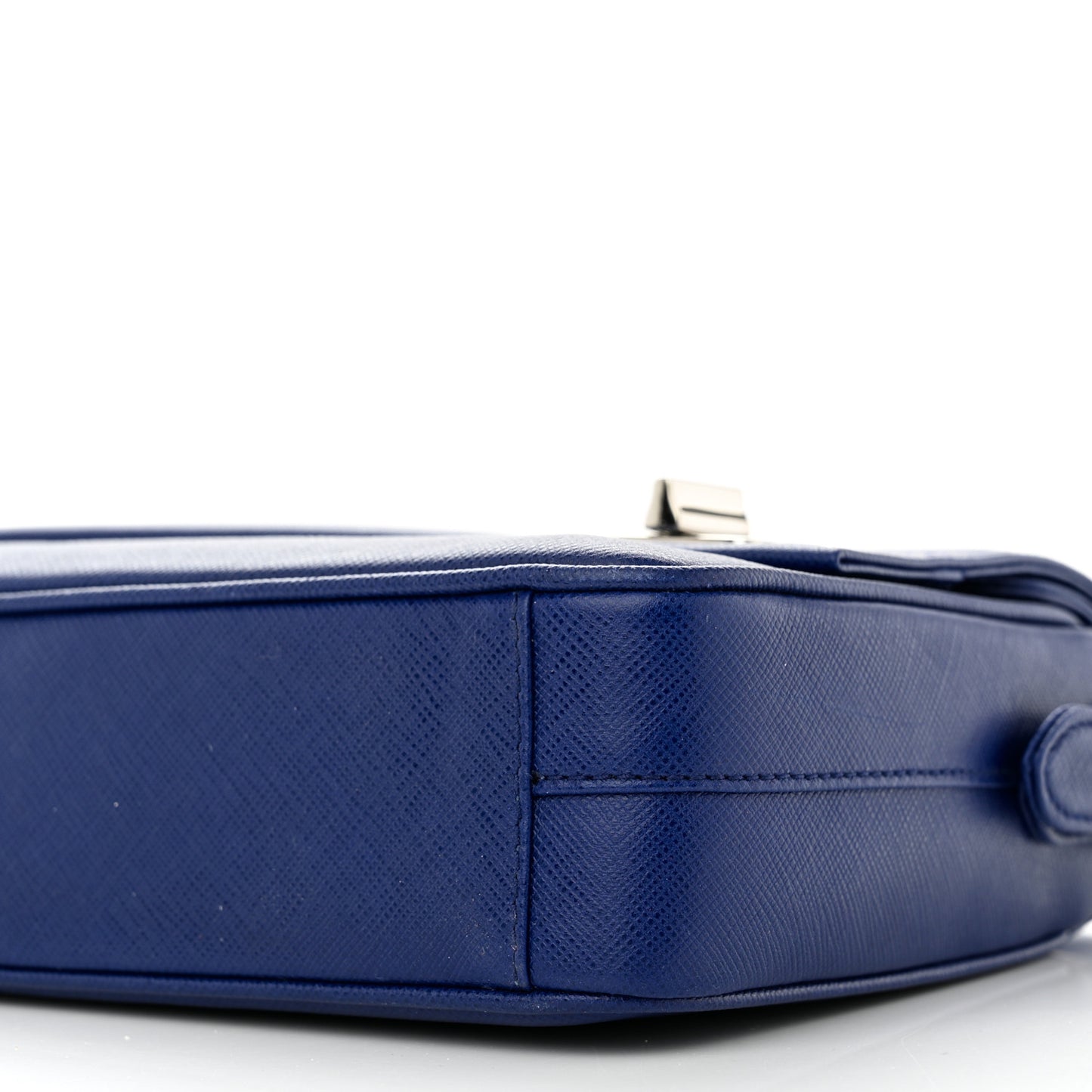 Saffiano Lux Shoulder Bag Bluette