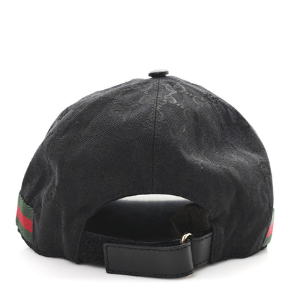 Gucci Monogram Web Baseball Hat L Black 5 of 10