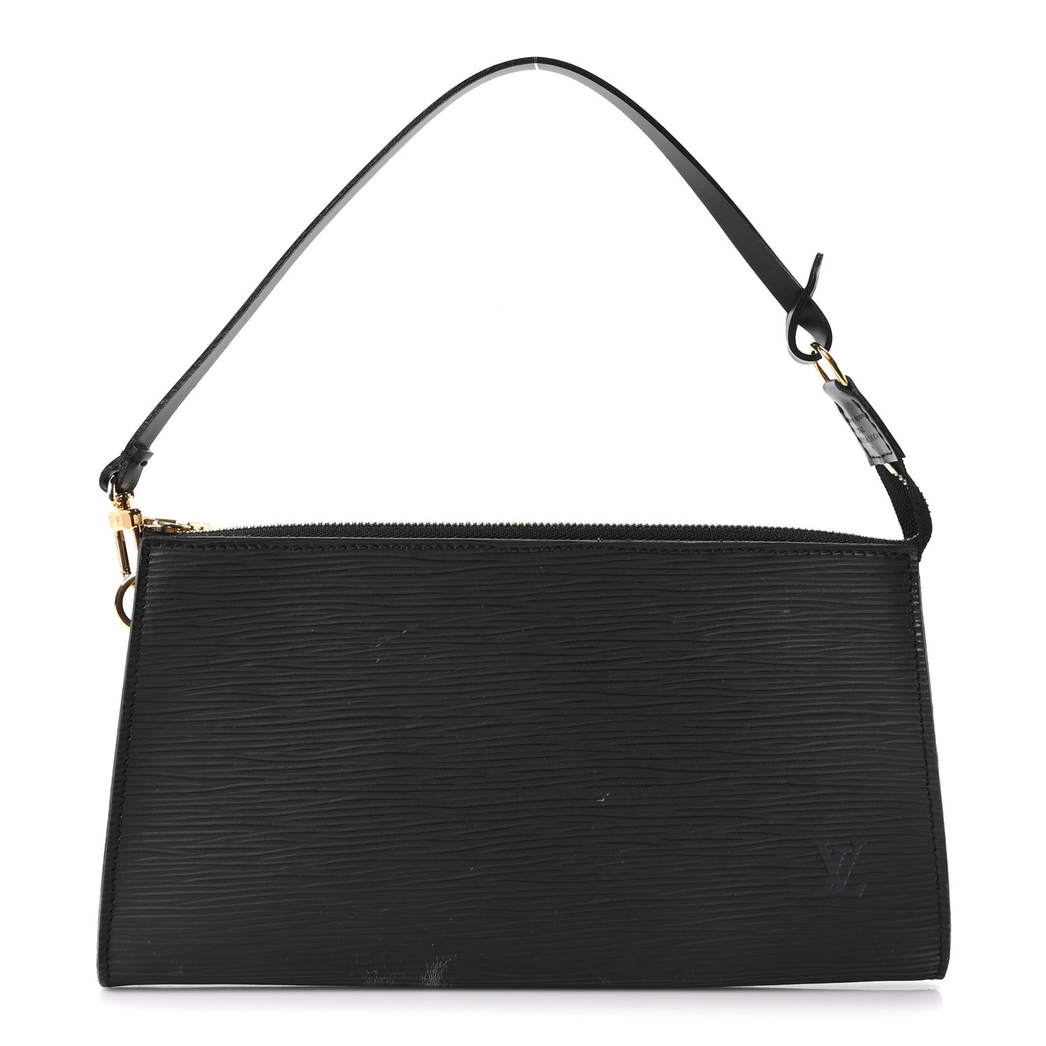 Louis Vuitton Epi Pochette Accessories 24 Black 1 of 9