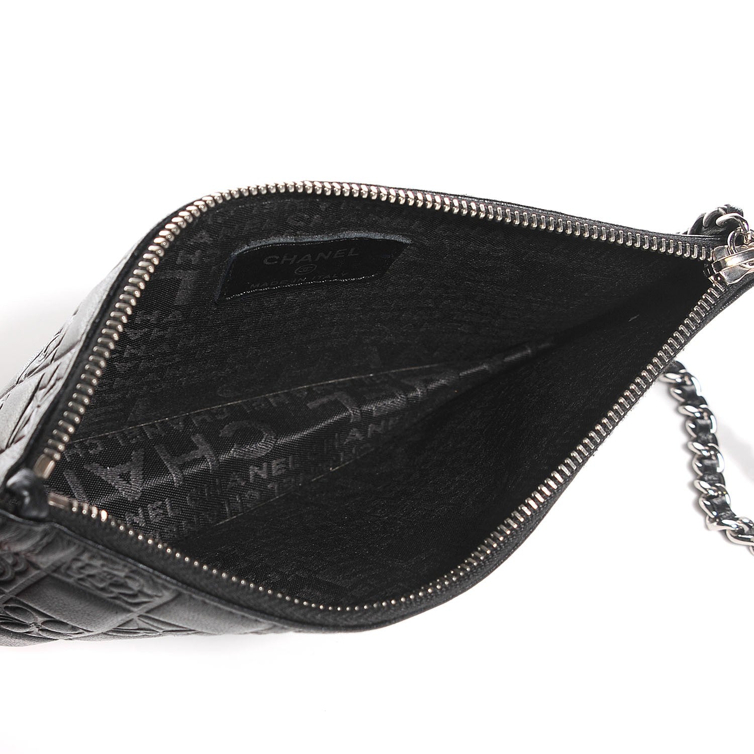 Chanel Lambskin Precious Symbols Pochette Black 5 of 7