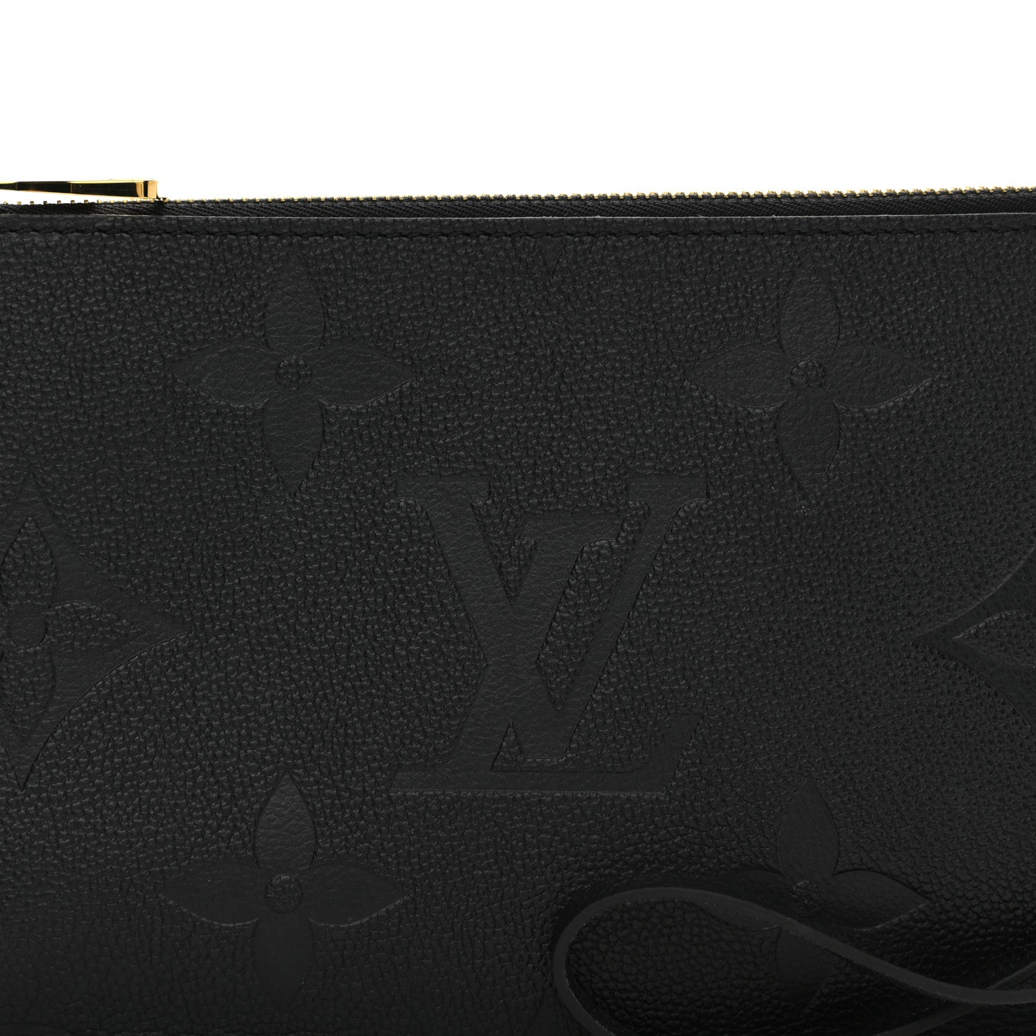 Louis Vuitton Empreinte Monogram Giant Neverfull MM Pochette Black 8 of 9