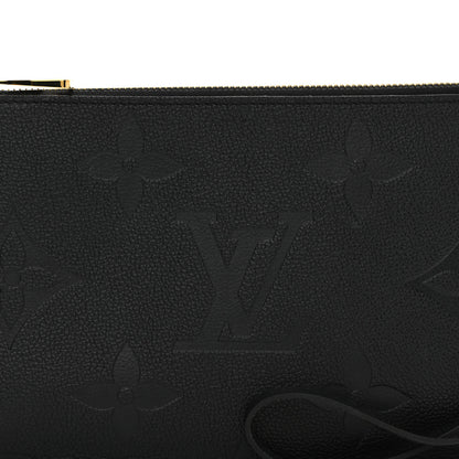 Louis Vuitton Empreinte Monogram Giant Neverfull MM Pochette Black 8 of 9