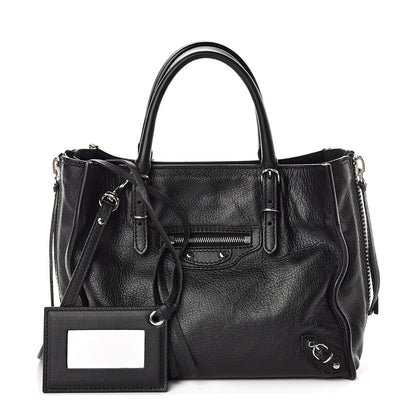 Balenciaga Calfskin Papier Mini A4 Tote Black 1 of 7