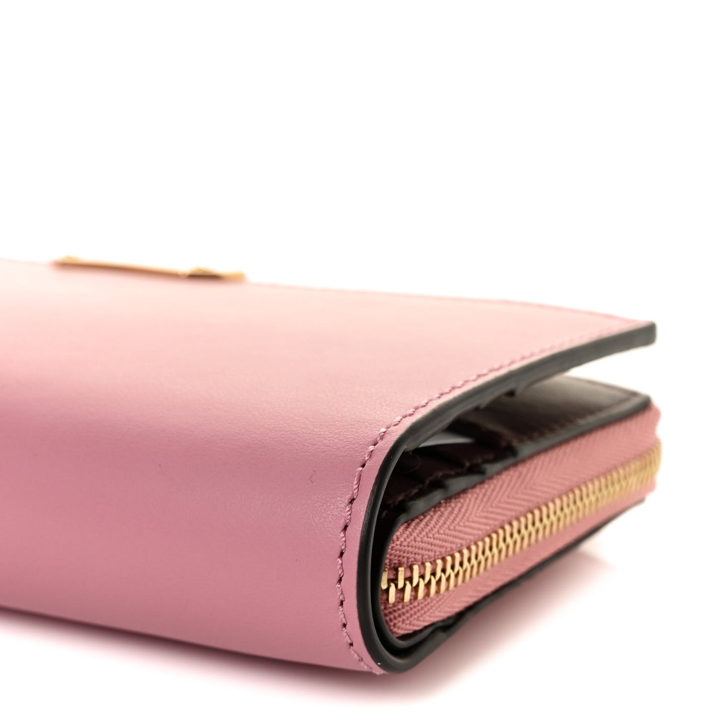Calfskin Alvington Continental Wallet Pale Orchid