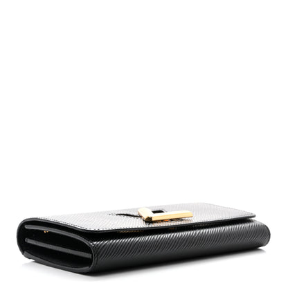 Louis Vuitton Epi Twist Wallet Black 4 of 7