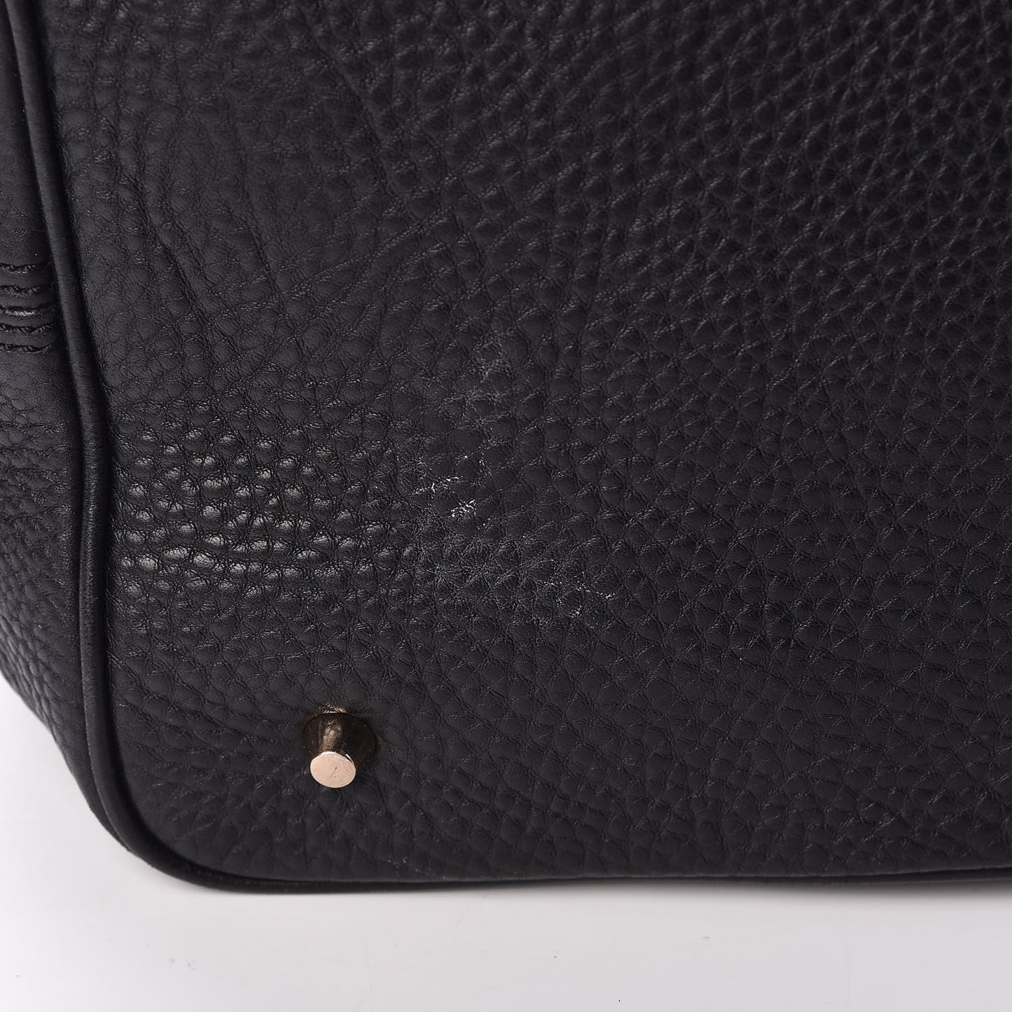 Grainy Calfskin Medium Susanna Hobo Black