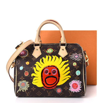 Louis Vuitton LV X YK Monogram Embroidered My Eternal Soul Speedy Bandouliere 25 Multicolor 10 of 10