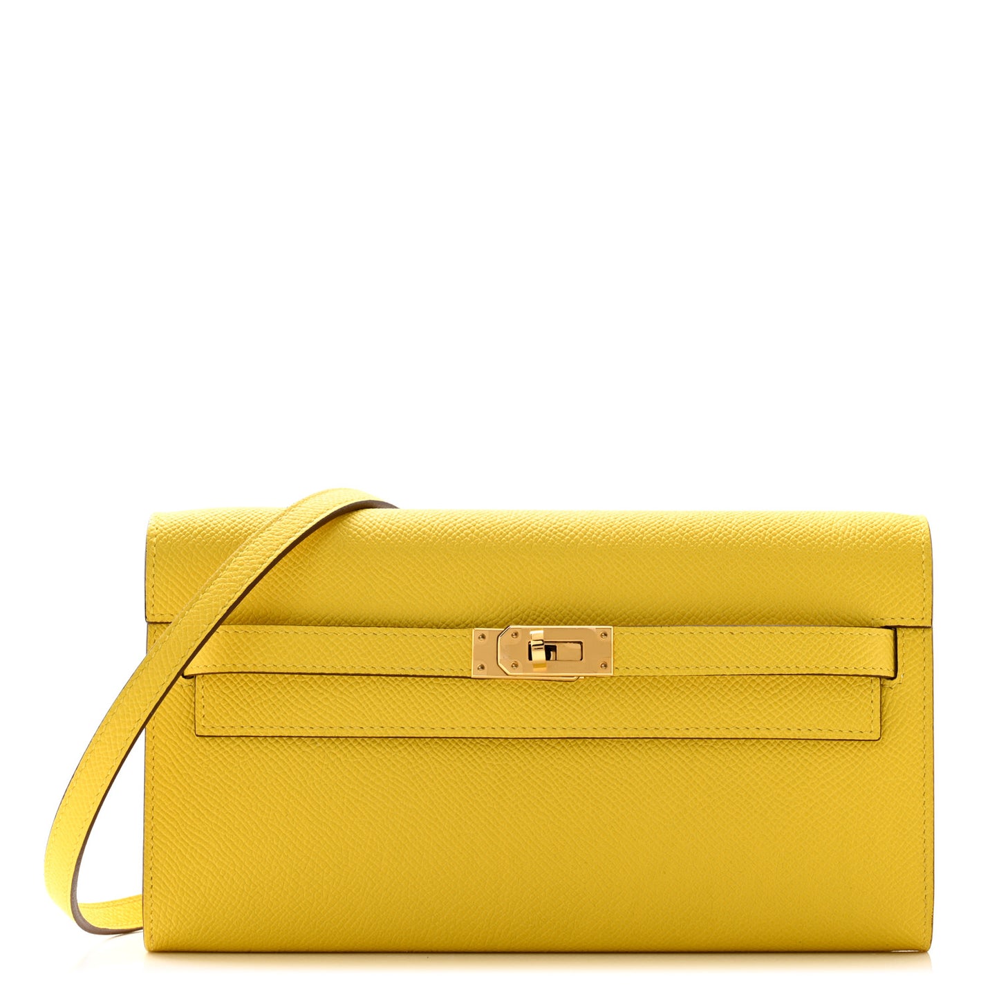 Epsom Kelly Wallet To Go Jaune De Naples