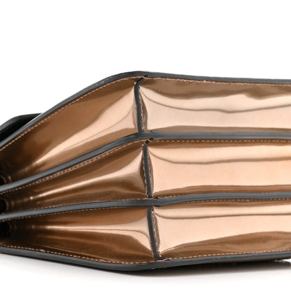 Bulgari Metallic Calfskin Serpenti Forever Top Handle Bronze 9 of 10