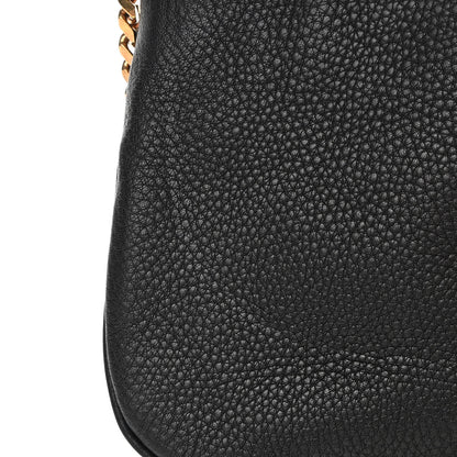 Gucci Calfskin Medium 1973 Chain Shoulder Bag Black 11 of 11