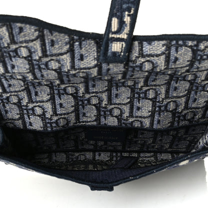 Christian Dior Oblique Saddle Belt Bag Blue 4 of 6