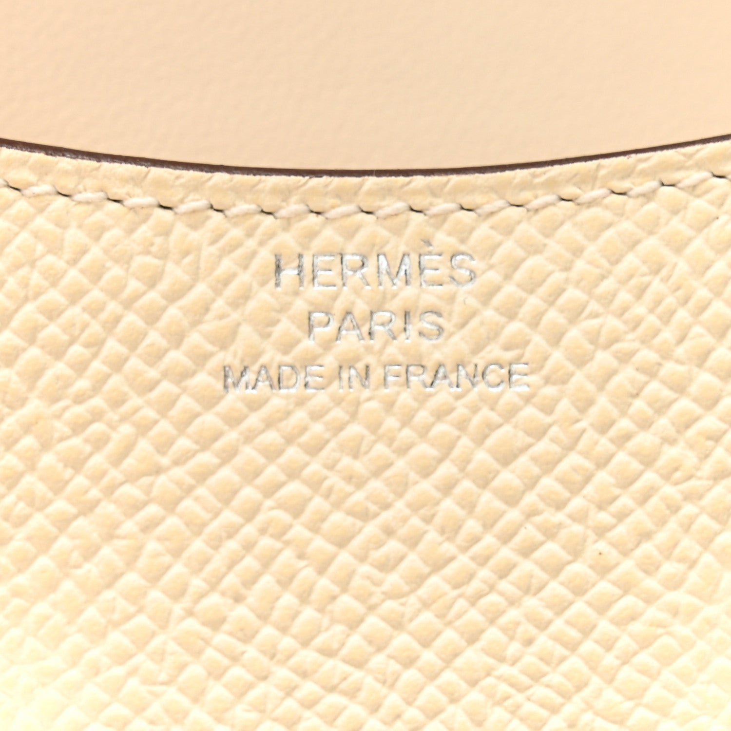 Hermes Epsom Constance Slim Wallet Nata Jaune Soleil 7 of 9