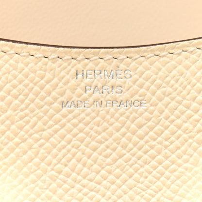 Hermes Epsom Constance Slim Wallet Nata Jaune Soleil 7 of 9