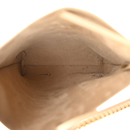 Saint Laurent Smooth Calfskin Small Suzanne Hobo Ivory Natural 6 of 13