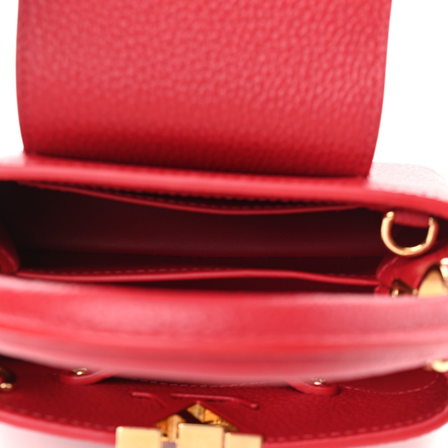 Taurillon Mini Capucines Scarlet