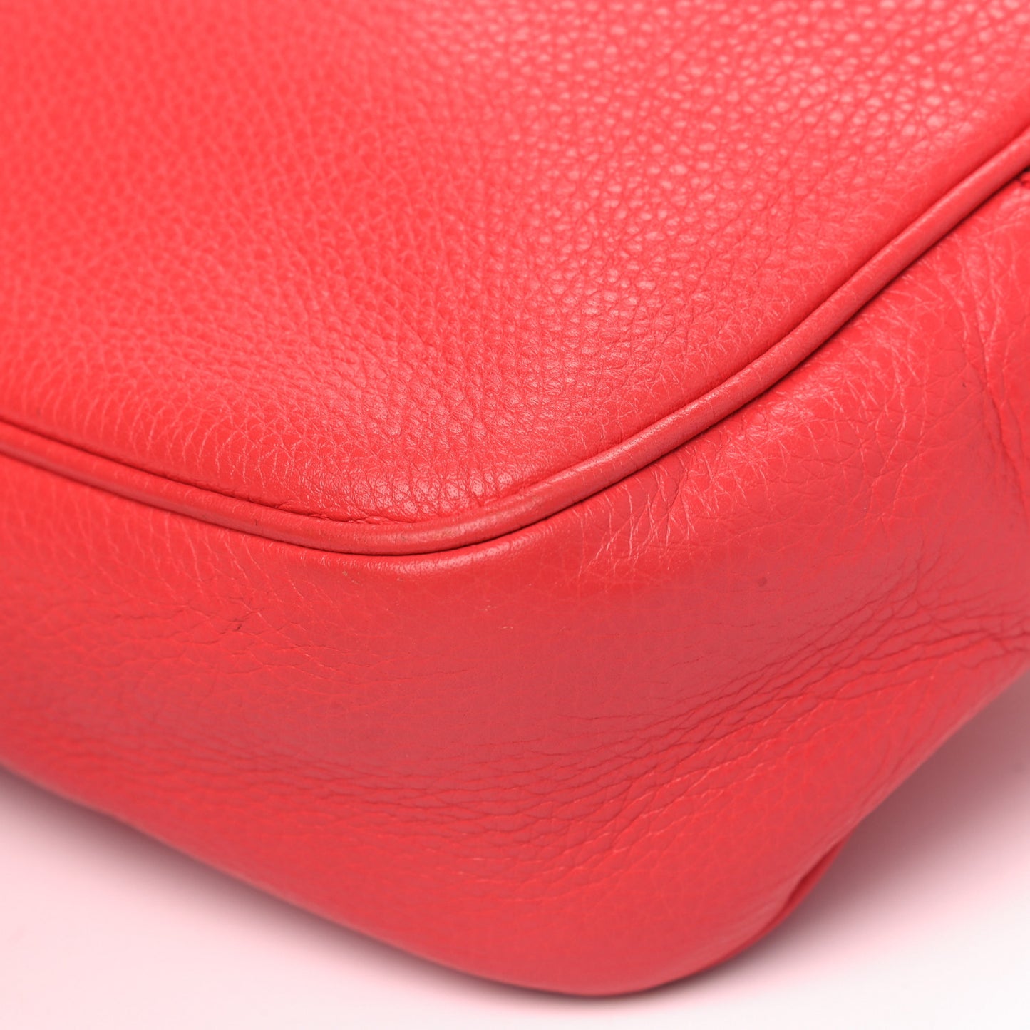 Pebbled Calfskin Small Soho Disco Bag Begonia Pink