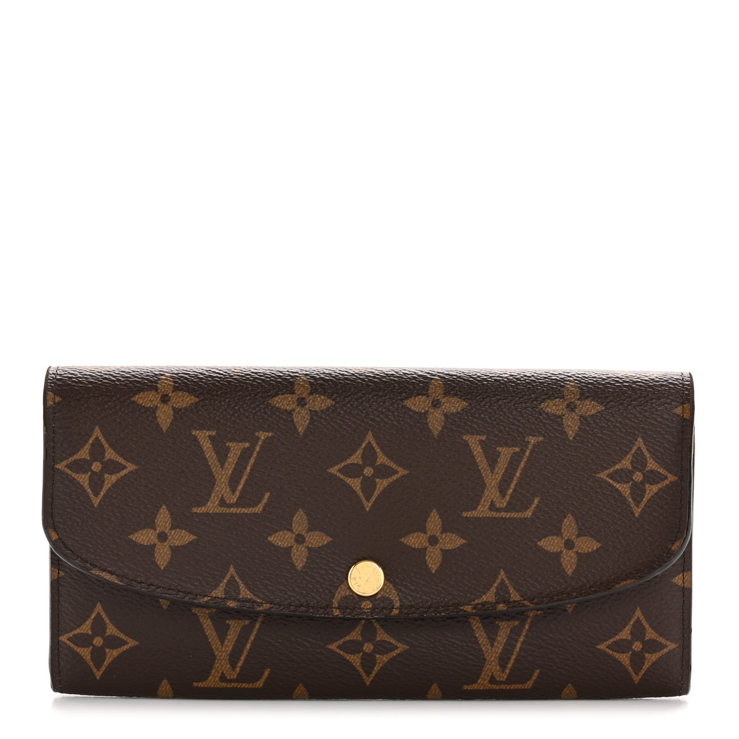 Monogram Emilie Wallet Rose Ballerine
