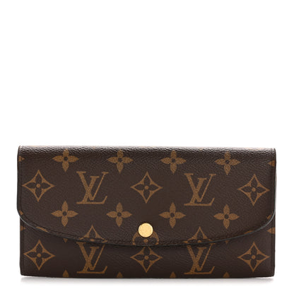 Louis Vuitton Monogram Emilie Wallet Rose Ballerine 1 of 10