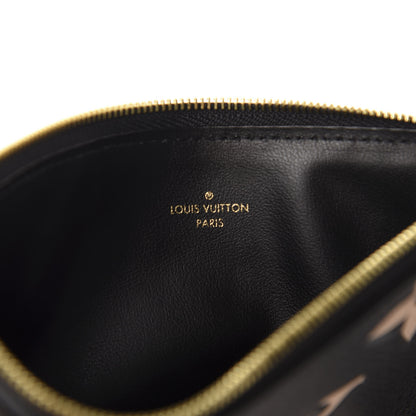 Louis Vuitton Empreinte Monogram Giant Crafty Pochette Felicie Zippered Insert Black 6 of 6