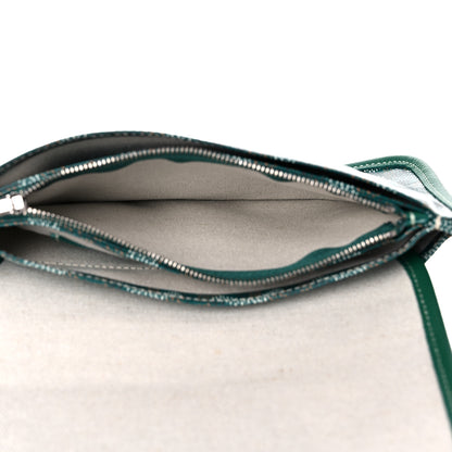 Goyard Goyardine Plumet Wallet Clutch Green 5 of 8