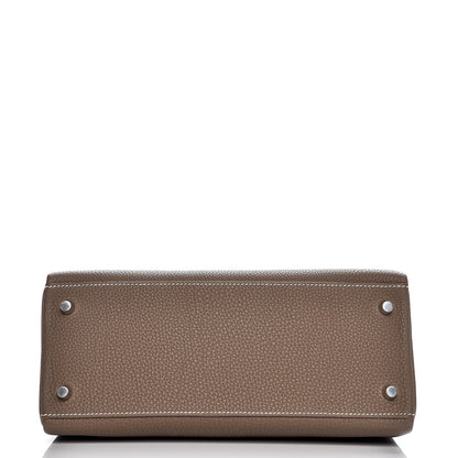 Hermes Togo Kelly Retourne 28 Etoupe 33 of 36