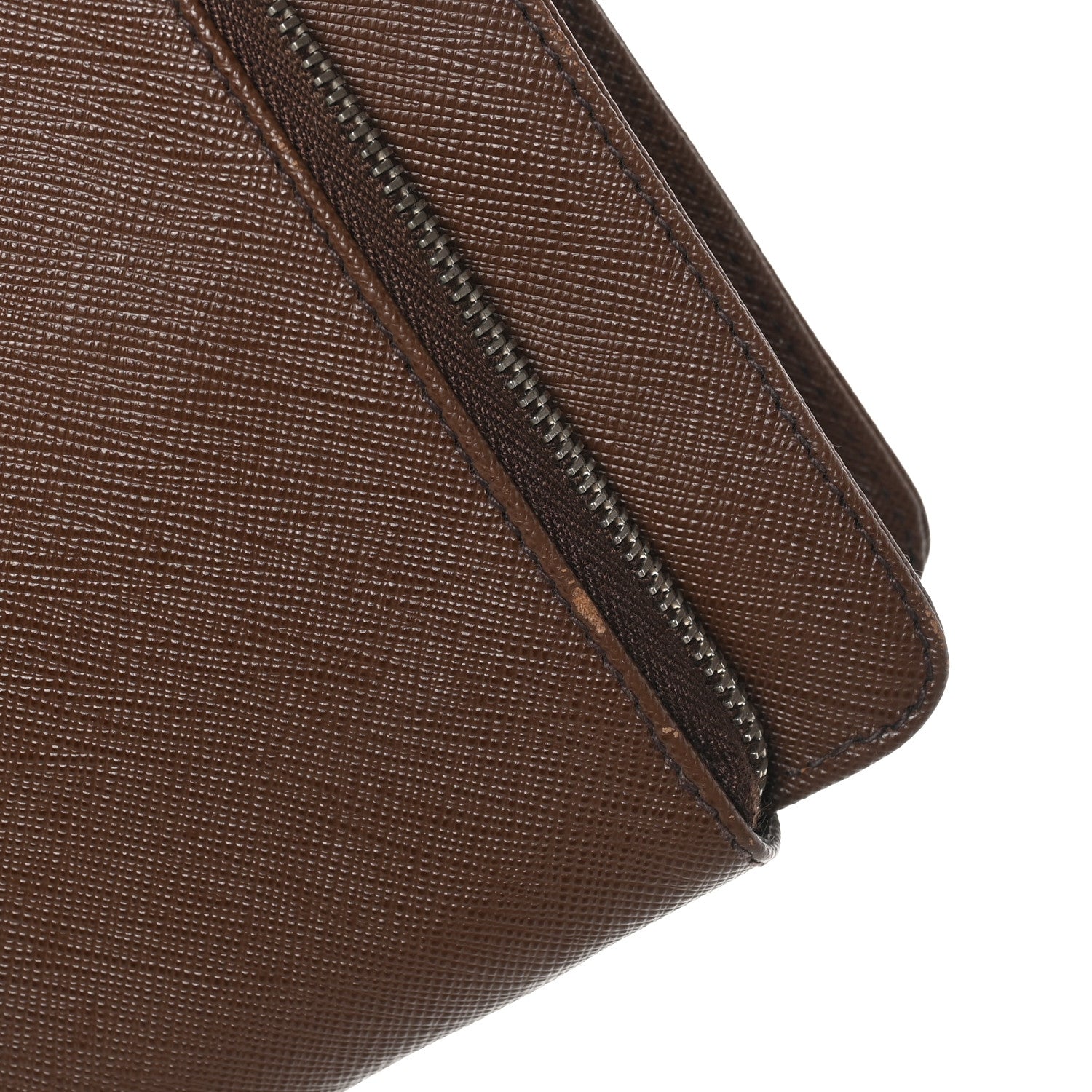 Prada Saffiano Cuir Travel Briefcase Cacao 10 of 10