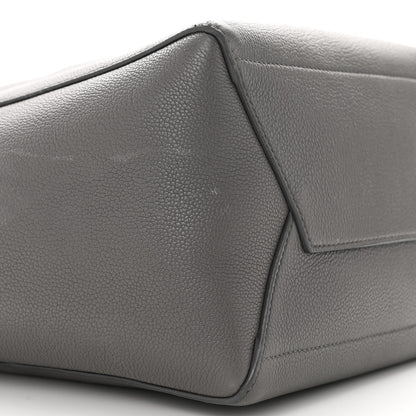 Celine Soft Grained Calfskin Sangle Bucket Bag Grey 8 of 14