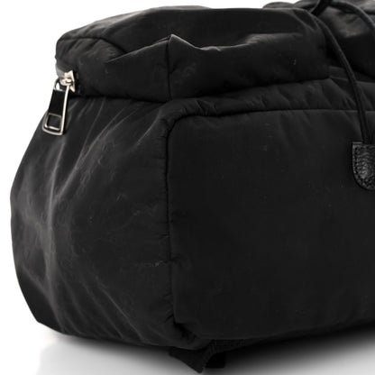 Gucci Nylon Monogram Medium Light Single Buckle Backpack Black 9 of 10