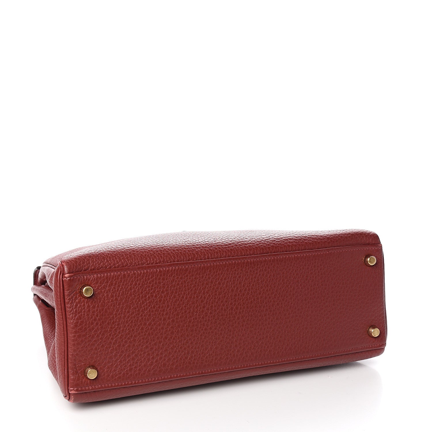 Hermes Taurillon Clemence Retourne Kelly 32 Rouge H 4 of 35