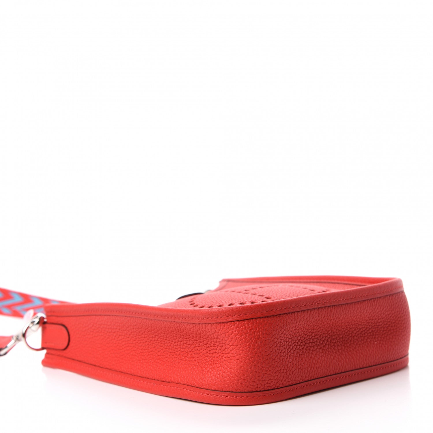 Hermes Taurillon Maurice Evelyne TPM Rouge De Coeur Bleu Du Nord 4 of 11