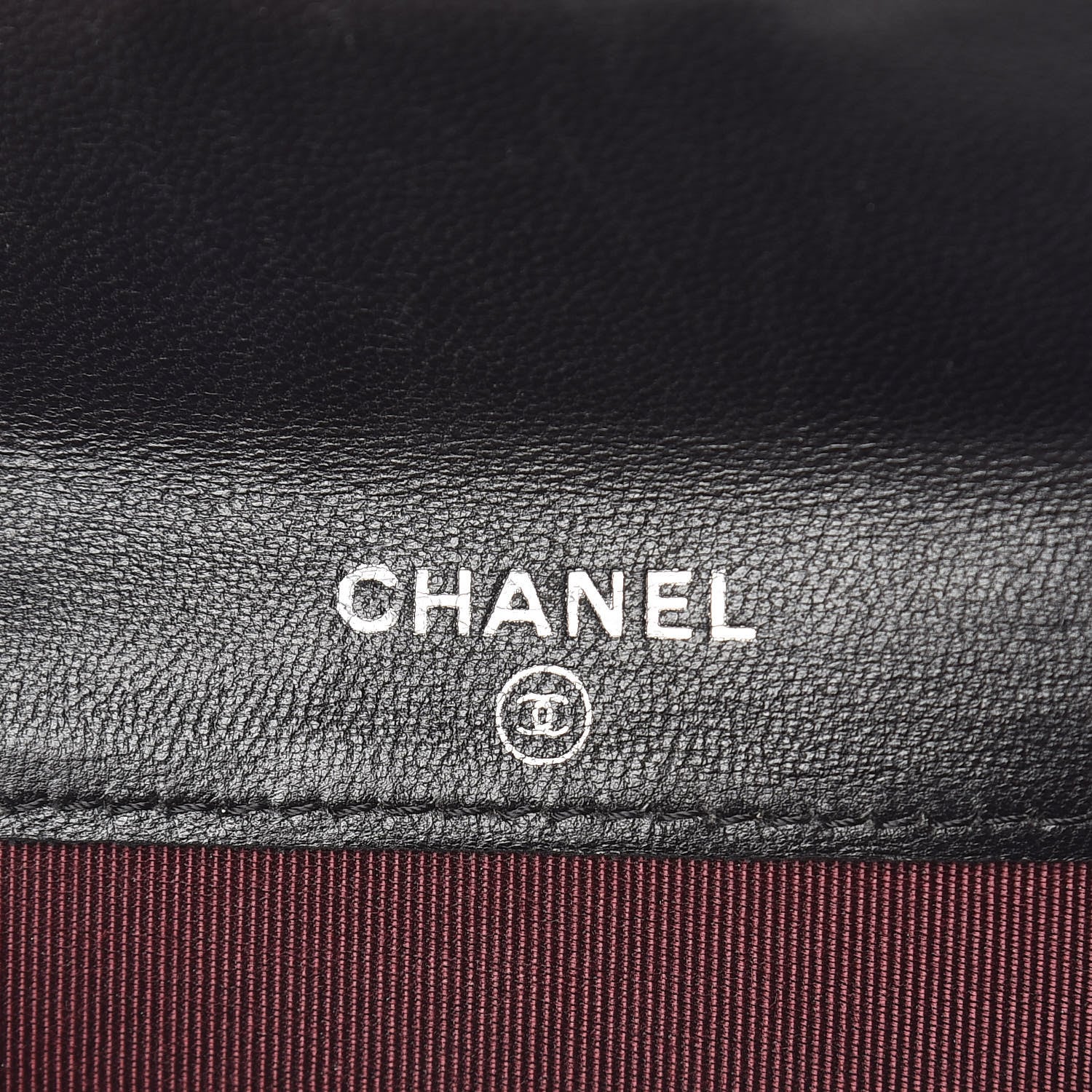 Chanel Lambskin Quilted Flap Card Holder Wallet Black 6 of 13
