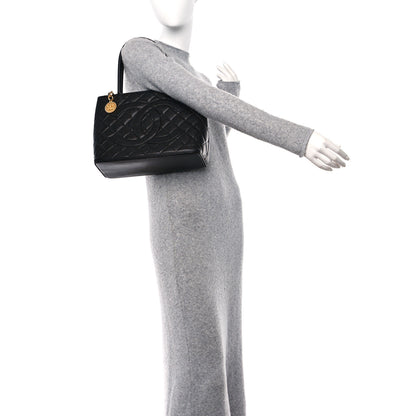 Chanel Caviar Quilted Medallion Tote Black 2 of 10