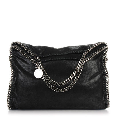 Stella McCartney Shaggy Deer Falabella Fold Over Tote Black 1 of 7