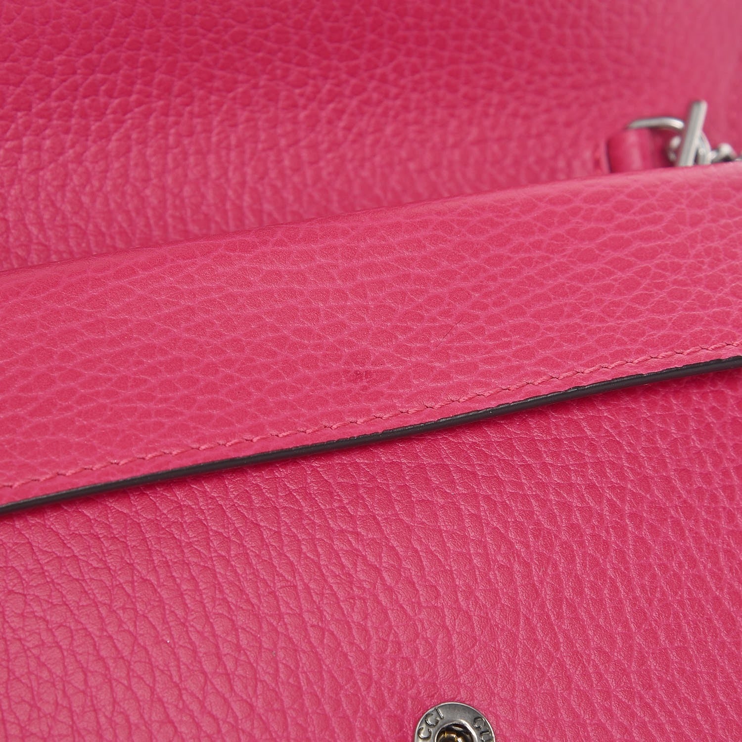 Gucci Dollar Calfskin Crystal Super Mini Dionysus Shoulder Bag Box Pink Black Diamond 7 of 7