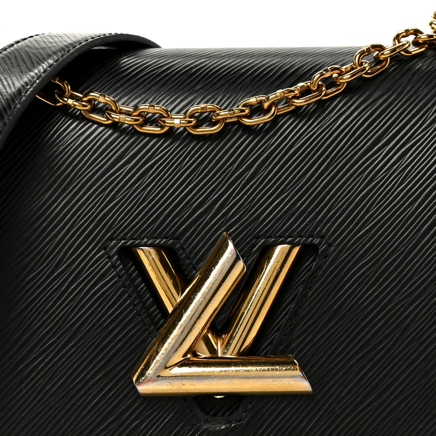 Epi Twist Shoulder Bag MM Black