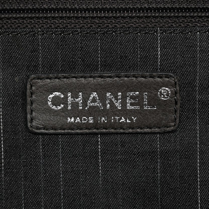 Chanel Lambskin In And Out XL Maxi Flap Dark Purple 6 of 12