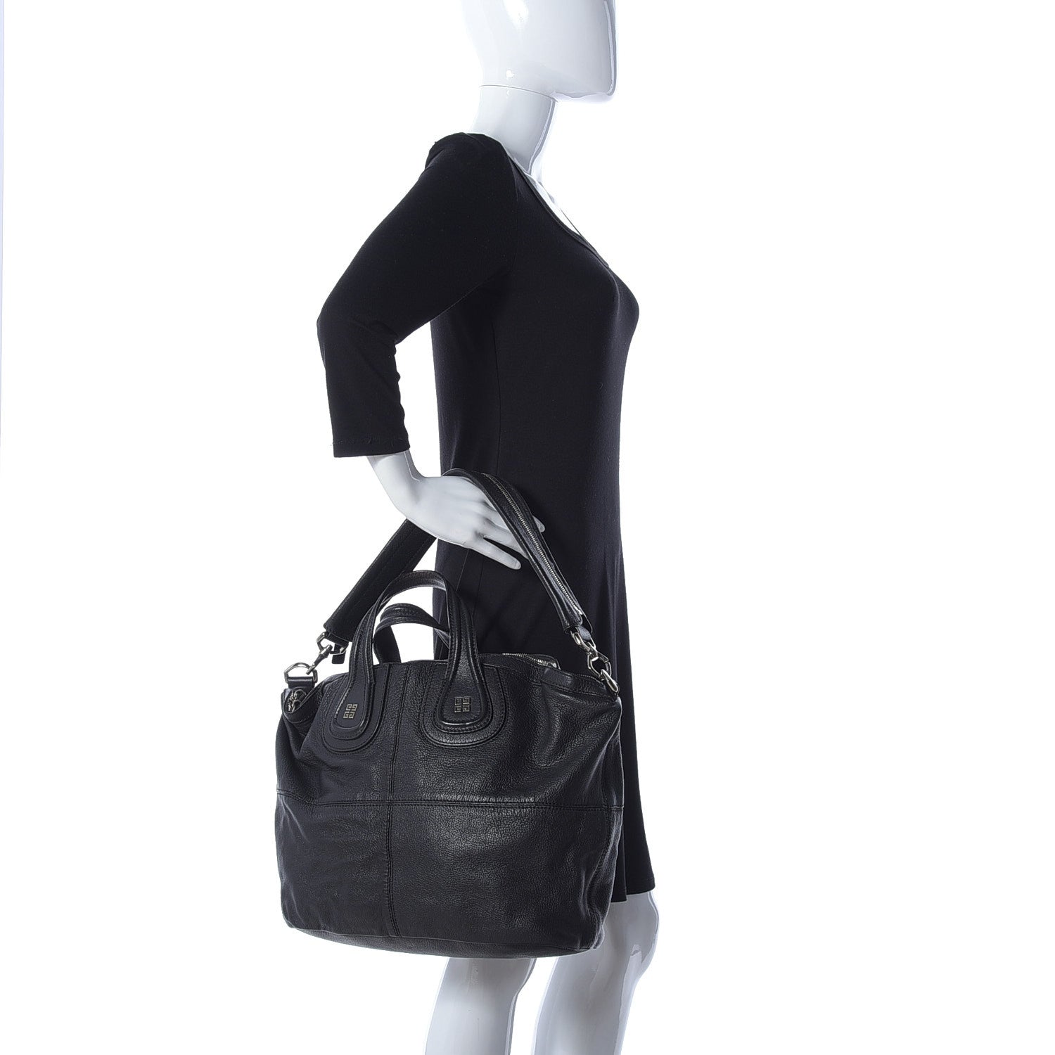 Givenchy Sugar Goatskin Medium Nightingale Black 2 of 11