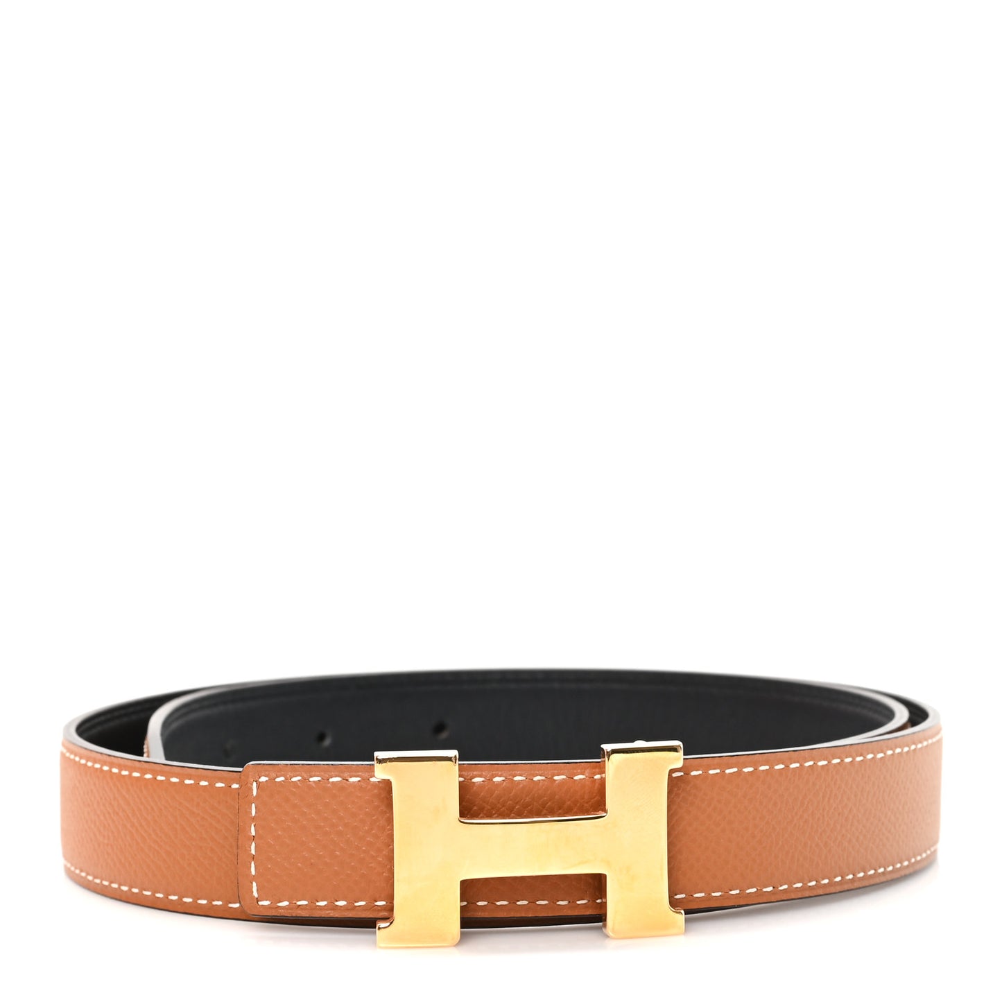 Swift Epsom 24mm Mini Constance H Belt 75 30 Black Gold