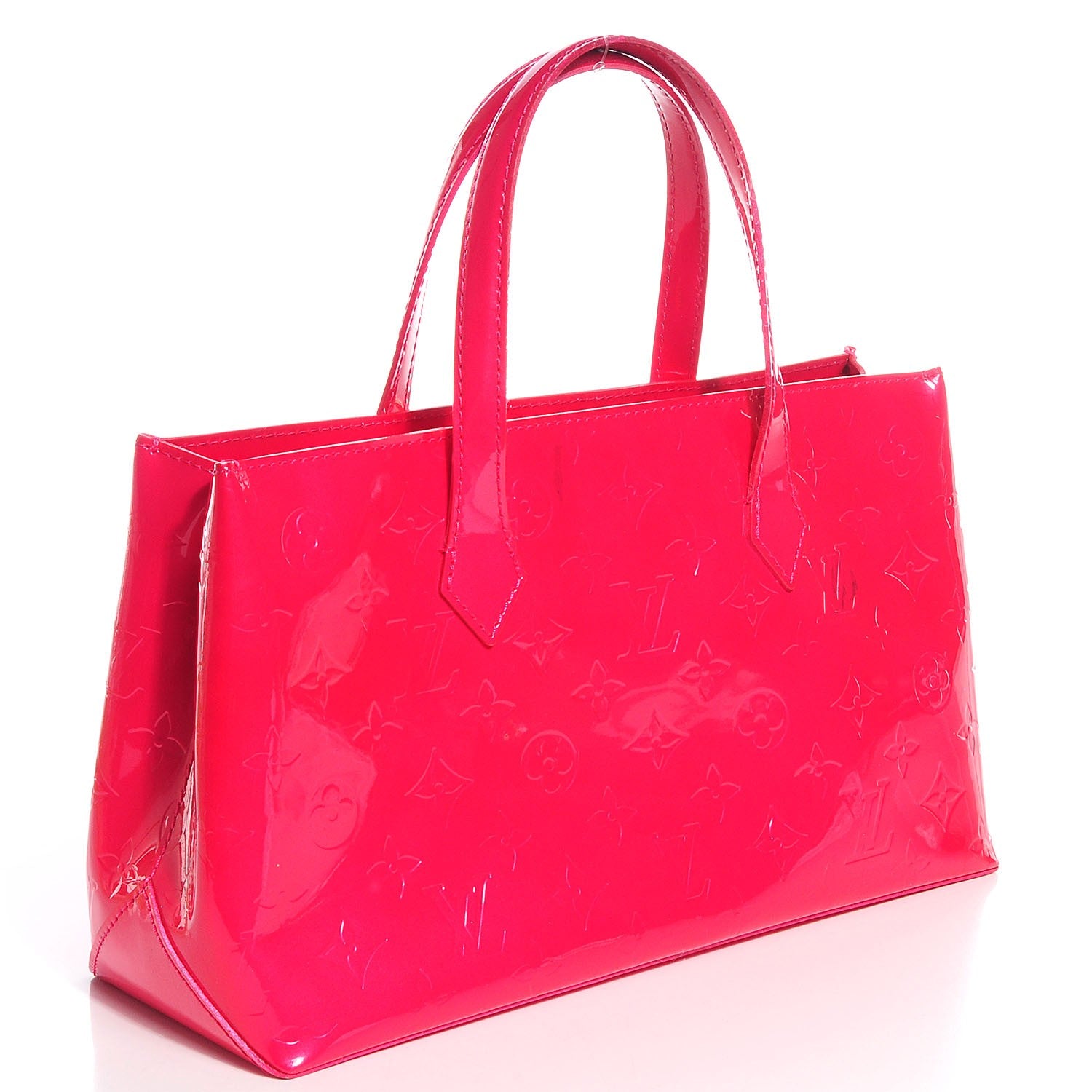 Louis Vuitton Vernis Wilshire PM Rose Pop 3 of 7