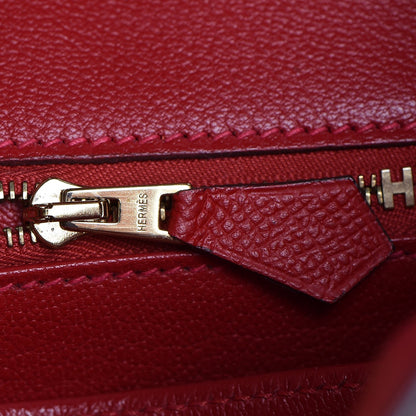 Hermes Epsom Birkin 35 Rouge Casaque 18 of 32