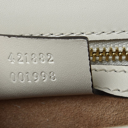 Gucci Calfskin Small Sylvie Shoulder Bag Off White 7 of 9