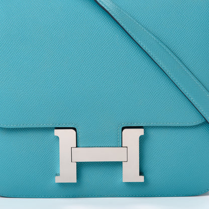 Hermes Epsom Constance 24 Bleu Du Nord 7 of 10