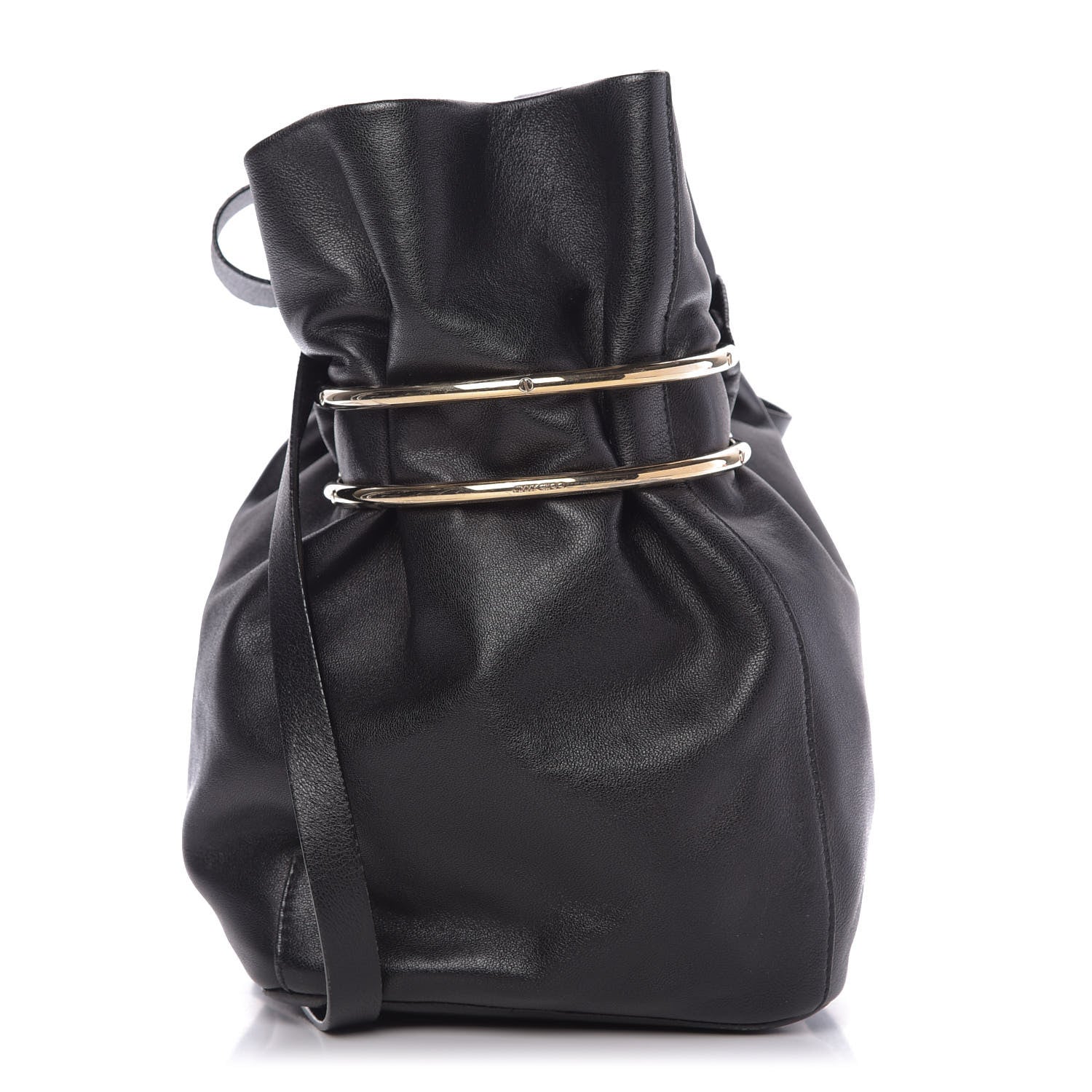 Jimmy Choo Nappa Eve Bucket Bag Black 1 of 9