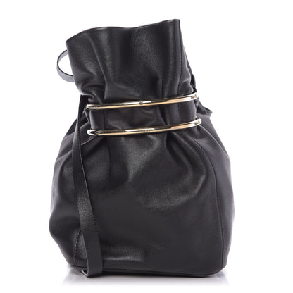 Jimmy Choo Nappa Eve Bucket Bag Black 1 of 9