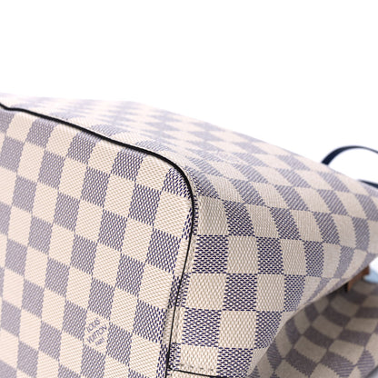 Louis Vuitton Damier Azur Braided Neonoe MM Blue 10 of 12