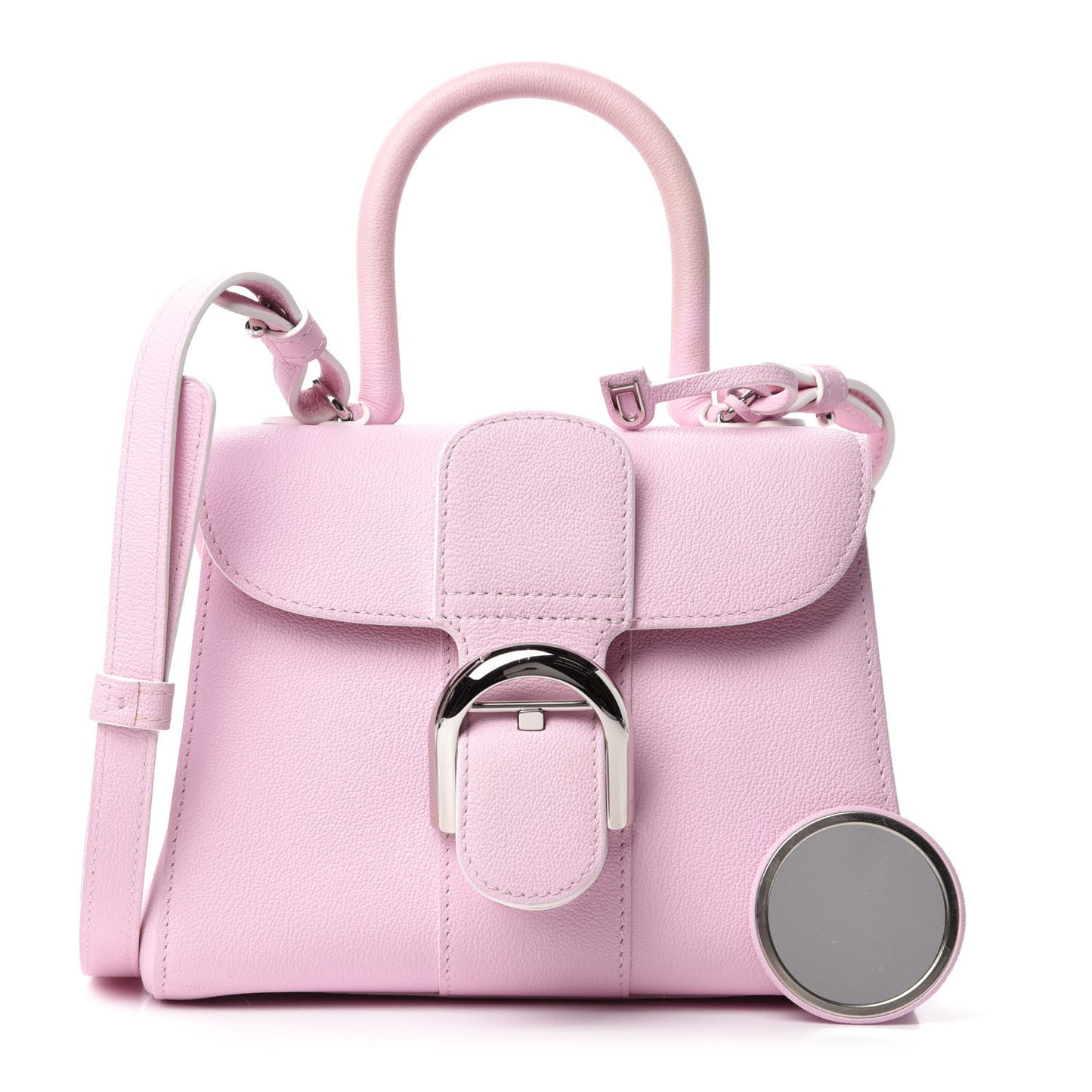 Grained Calfskin Mini Brillant Satchel Nakuru
