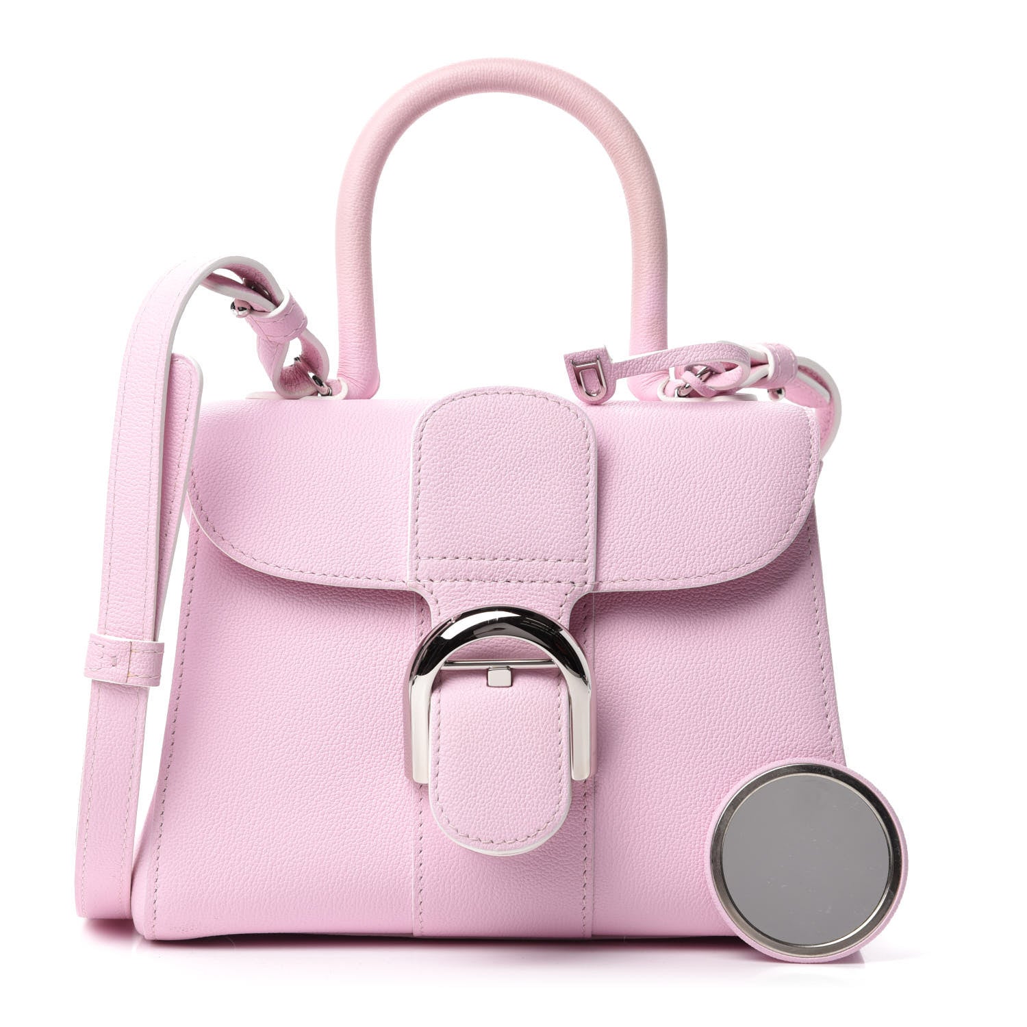 Delvaux Grained Calfskin Mini Brillant Satchel Nakuru 3 of 12