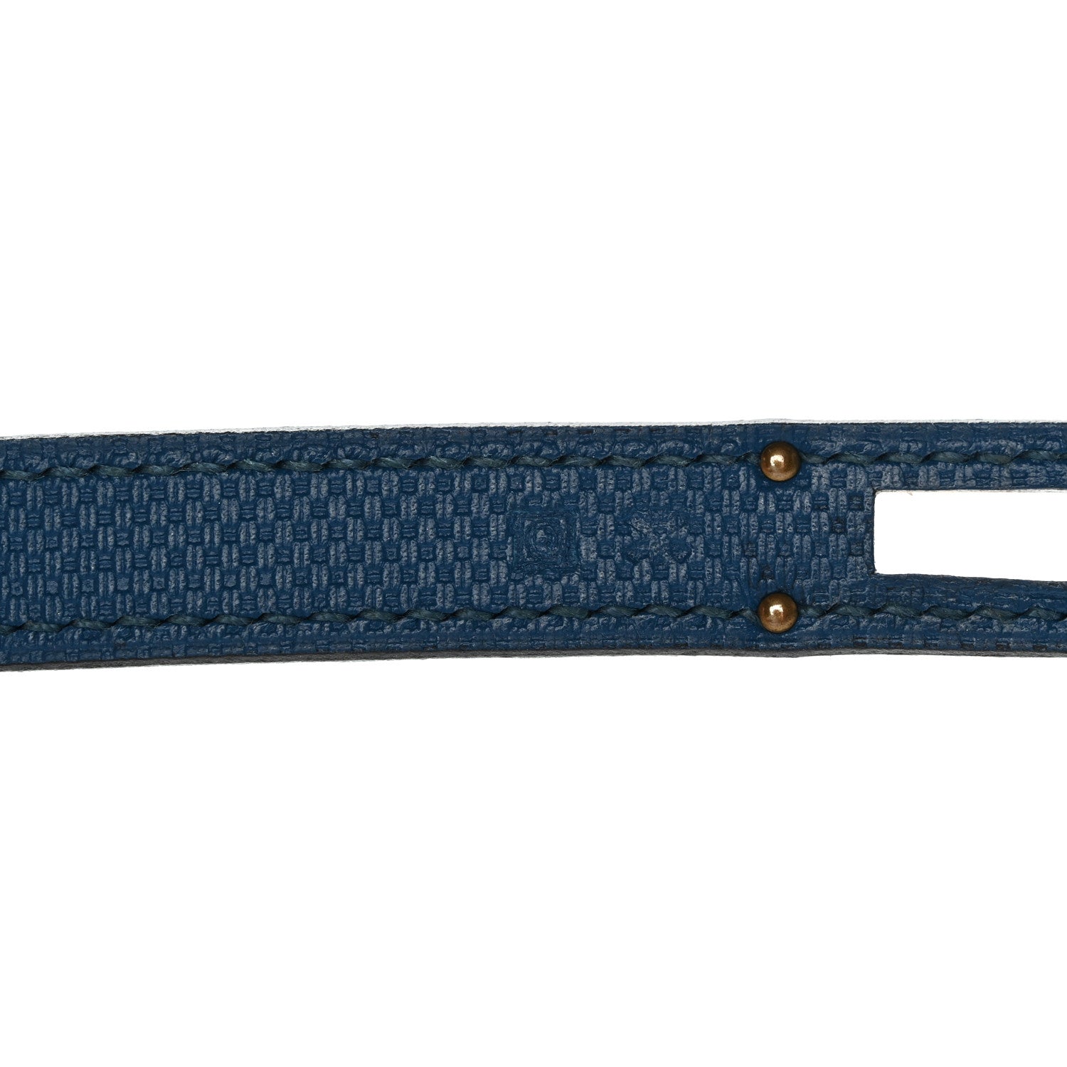 Hermes Grain d'H Kelly Longue Wallet Bleu De Galice 7 of 9